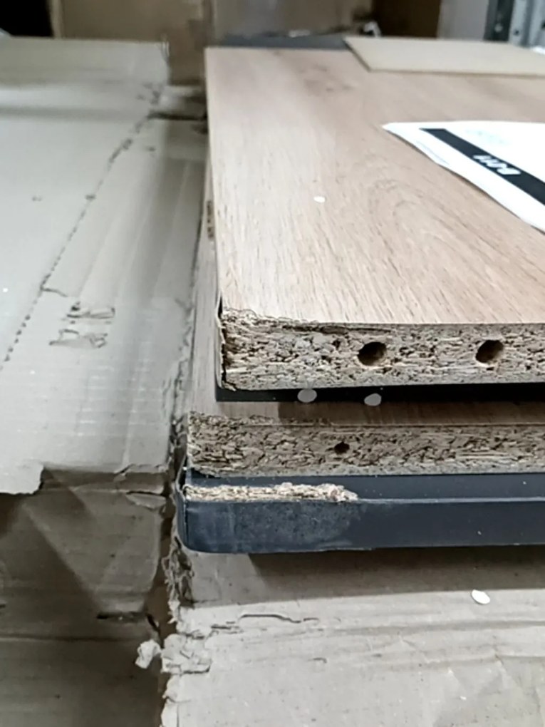 OFERTA Birou in decor stejar artisan cu blat antracit B-011 Calitatea a II-a