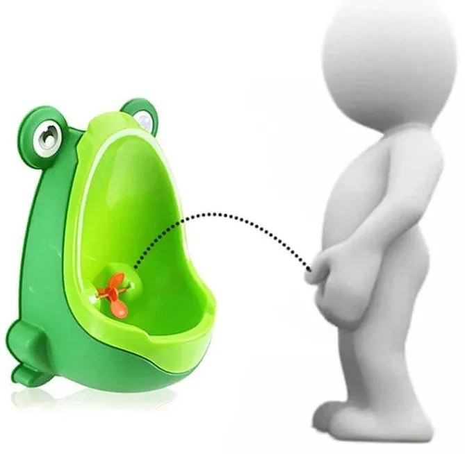 Zaparkorun Pisoar pentru copii în formă de broască