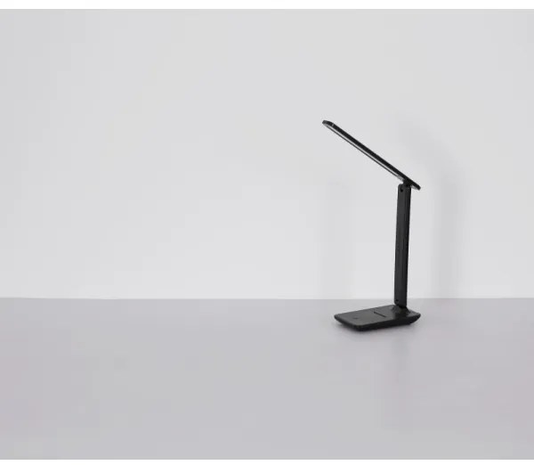 Globo 58439SA - Lampă de birou LED BRIGHTON reîncărcabilă, dimmer tactil, 4W/5V, 1800 mAh, negru