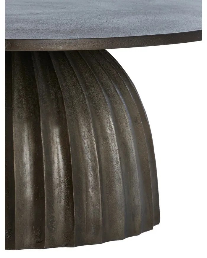 Măsuță auxiliară rotundă din metal ø 70 cm Veglia – Light &amp; Living