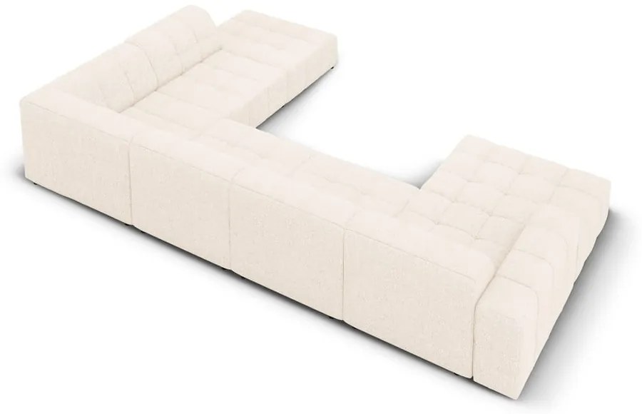 Colțar crem (colț pe dreapta/în formă de "U") Chicago – Cosmopolitan Design