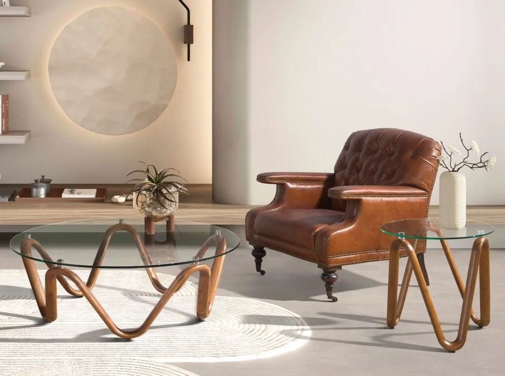 Fotoliu design italian, Piele Naturala, Chesterfield 5163