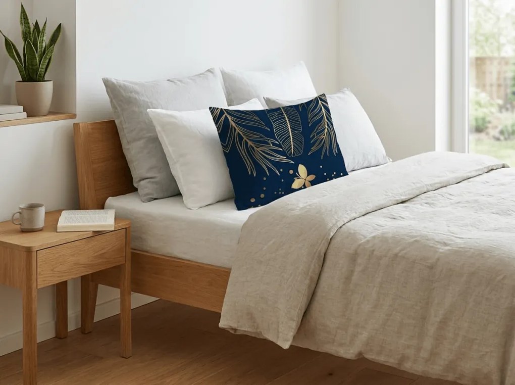 Fata de perna din microfibra VISATA 50x70 cm, negru