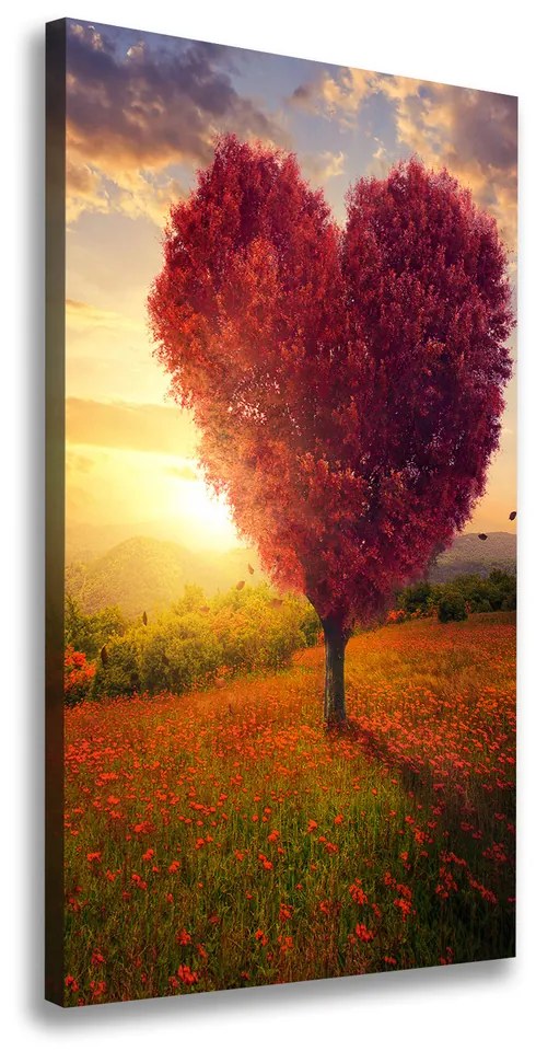 Tablou canvas Copac inima