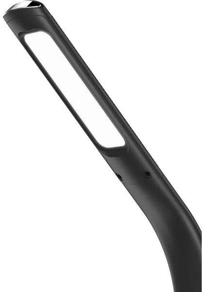 Lampă LED dimabilă cu funcție de încărcare fără fir Qi 5W și afișaj Retlux LED/6W/230V 3000/4000/6000K negru