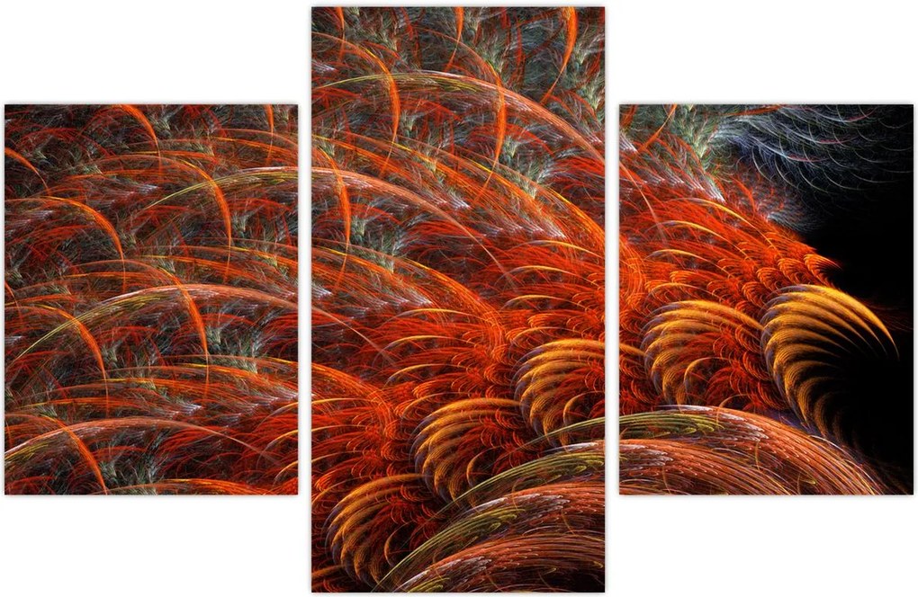 Tablou - Pene de imitație abstractă (90x60 cm)