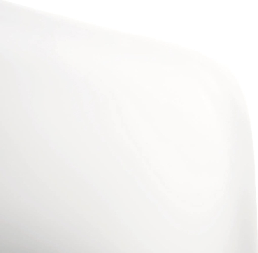 Scaun pivotant elegant, alb, ETOSA