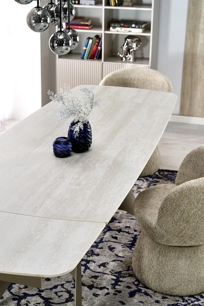 Masa extensibila Salix travertin/casmir L180-260 cm