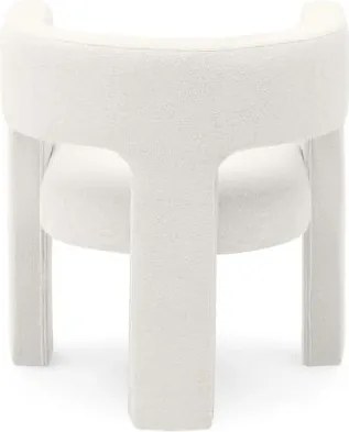 OFERTA Fotoliu alb de designer ALPAH B II. calitate.