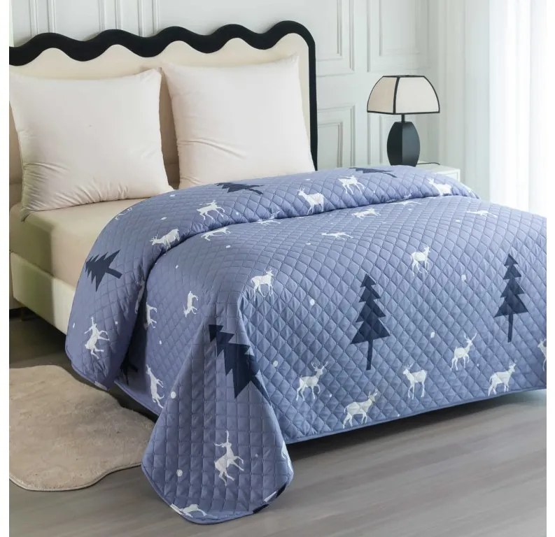 Set cadou pentru dormitor DEER AND TREE, gri