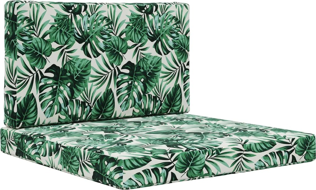 vidaXL Perna pentru canapea de exterior 2 pcs Model cu frunze