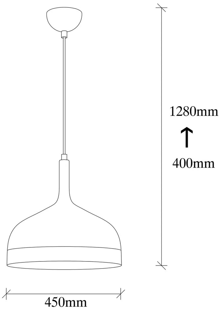 Lustra Saglam Alb 128x30 cm