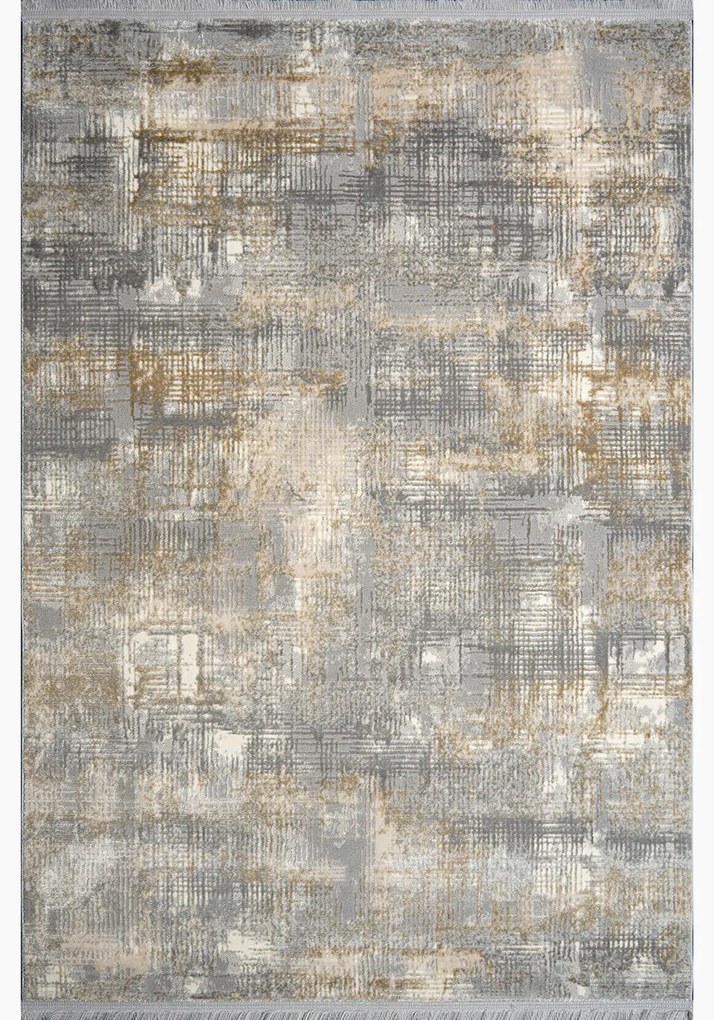 Covor, Notta 1107 , 100x200 cm, 60% polipropilena/40% poliester, Gri / Bej / Crem