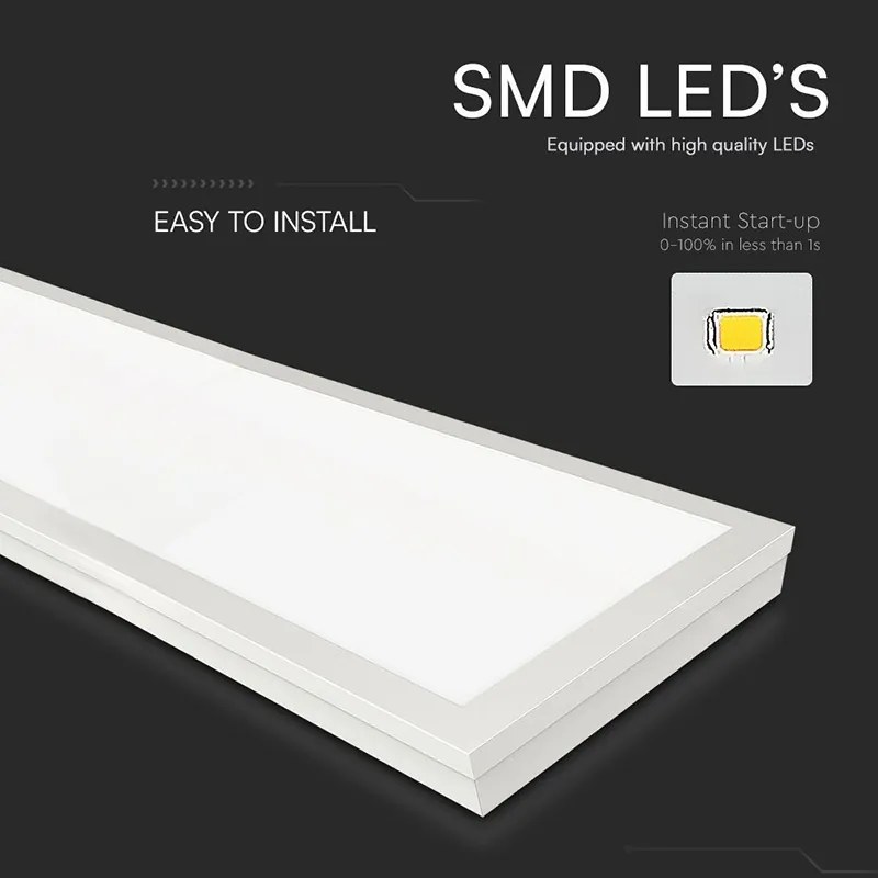 Panou led aplicabil 40w 120 x 30cm 4000k alb neutru cip samsung
