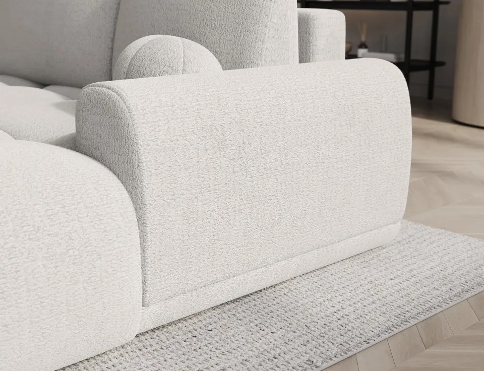 Colțar Vittario extensibil, 227x170x95 cm, orientare dreapta – Royal 01