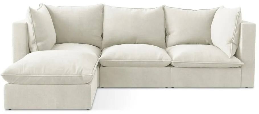 Colțar bej (cu colț pe partea stângă/cu șezlong) Manao – Makamii