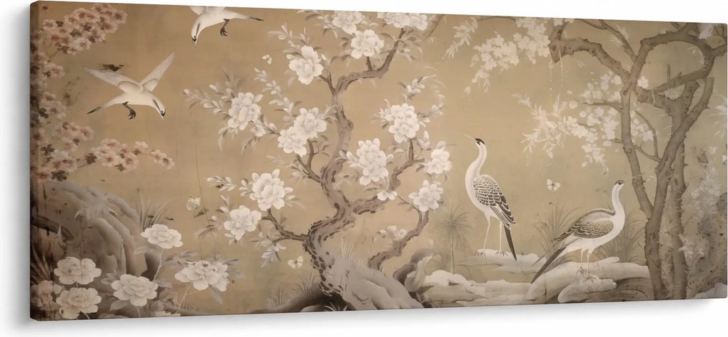 Tablou - Desen animat peisaj japonez (120x50 cm)