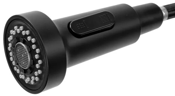 REA-B4820 - Baterie pentru chiuvetă COLIN, 42,5 cm, cu duș extractabil, negru