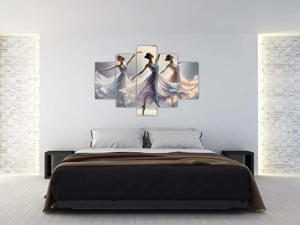 Tablou - Trei balerine (150x105 cm)
