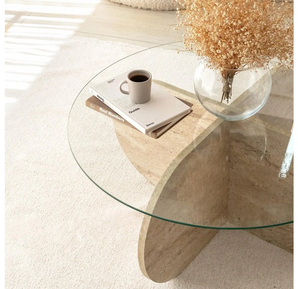 Măsuță de cafea Bubbly (Travertin) . 1101446