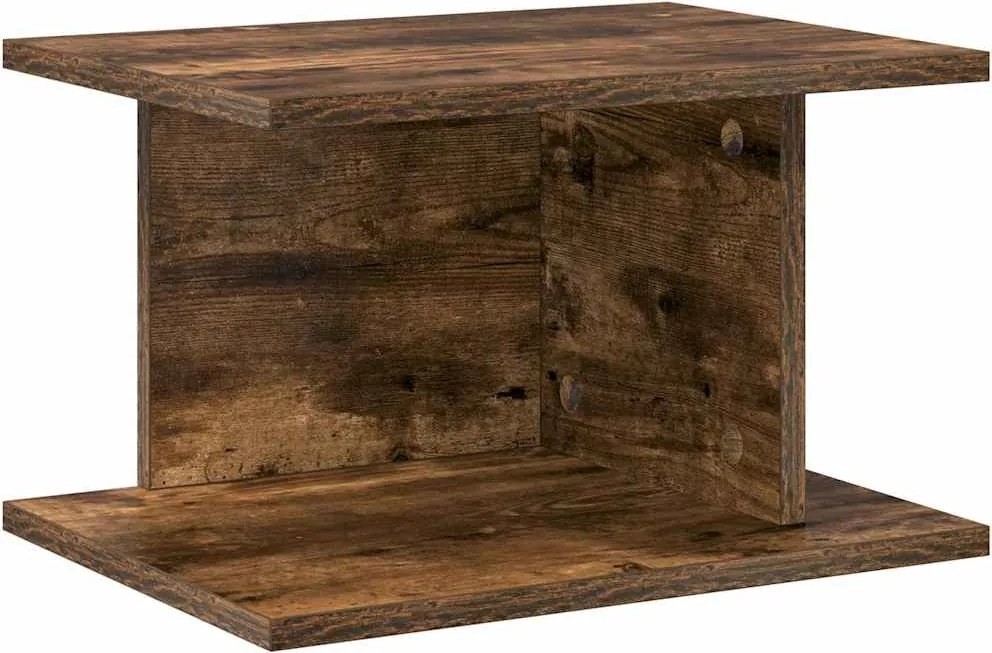 vidaXL Noptieră Stejar fumuriu 40 x 30 x 25 cm Lemn compozit