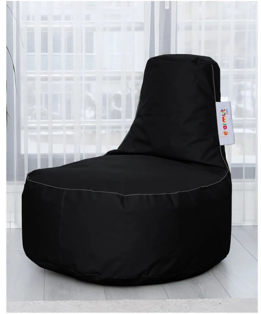 Fotoliu bean bag negru EVA Sport – Floriane Garden