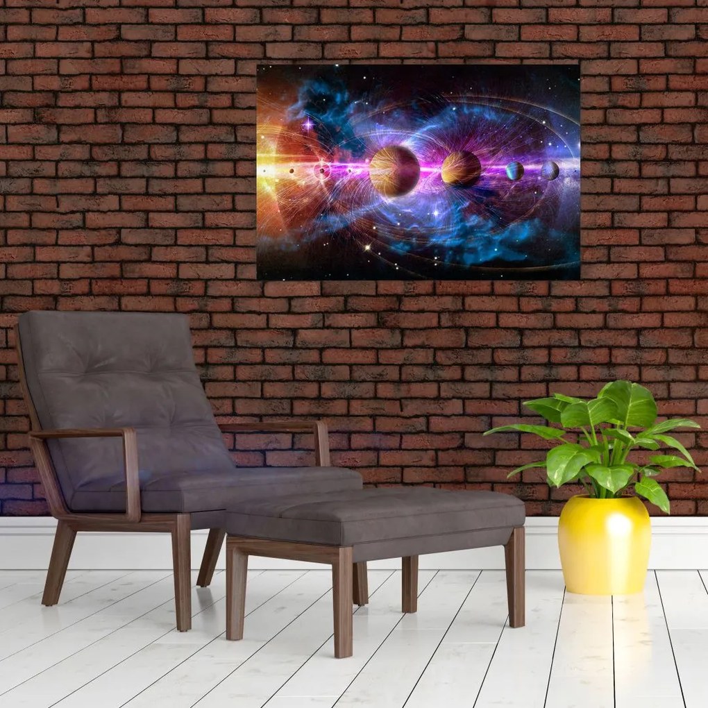 Tablou - Sistemul solar (90x60 cm)