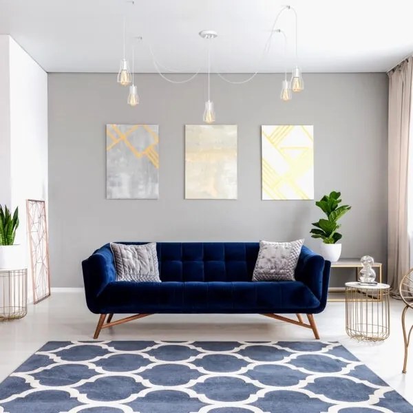 Lustră pe cablu TUBE LONG 5xE27/10W/230V alb