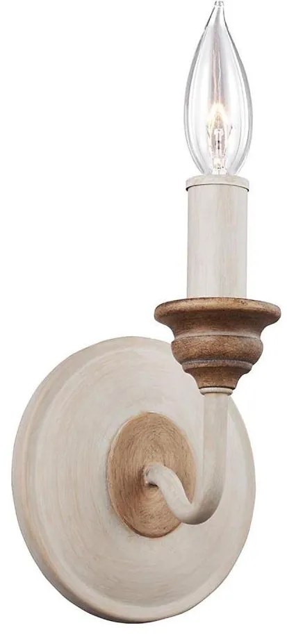 Feiss FE-HARTSVILLE1 - Aplica de perete HARTSVILLE 1xE14/40W/230V bej/maro