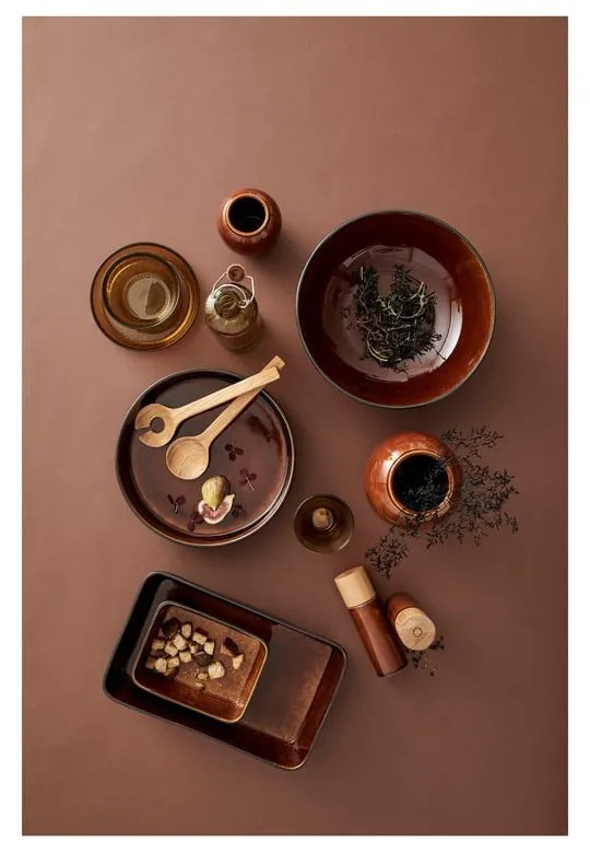 Set de râșnițe de sare și piper chihlimbar 2 buc. din ceramică Gastro Amber – Bitz