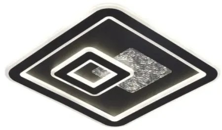 Plafonieră LED dimabilă LED/110W/230V negru + telecomandă