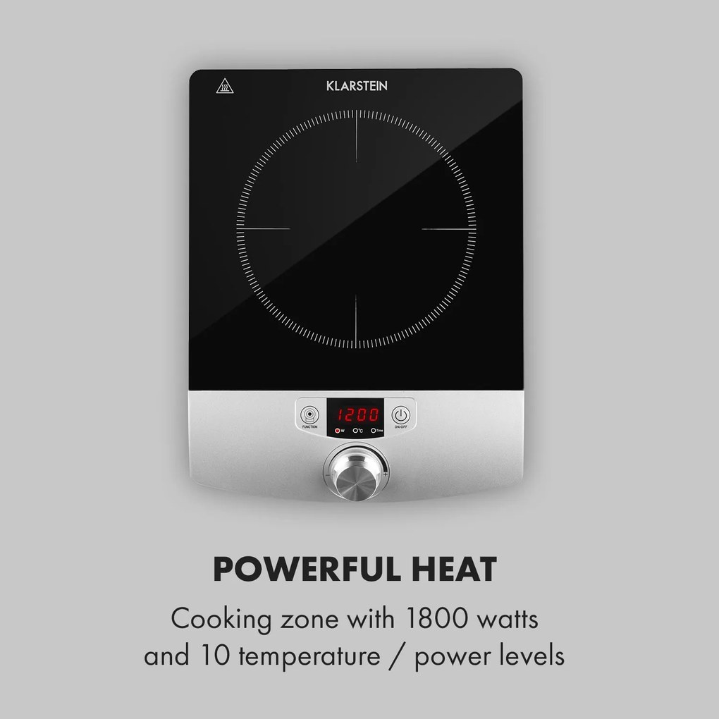 Klarstein VariCook Single, 1800 W, plită cu inducție