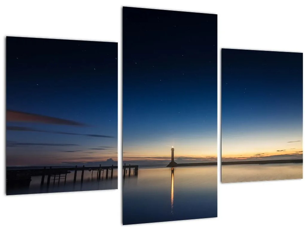Tablou - Far în zare (90x60 cm)