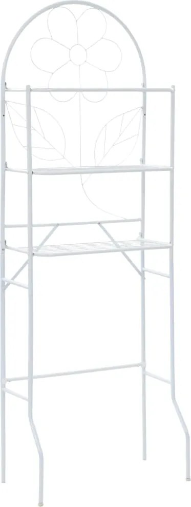 vidaXL Etajeră de toaletă, alb, 60x33x174 cm