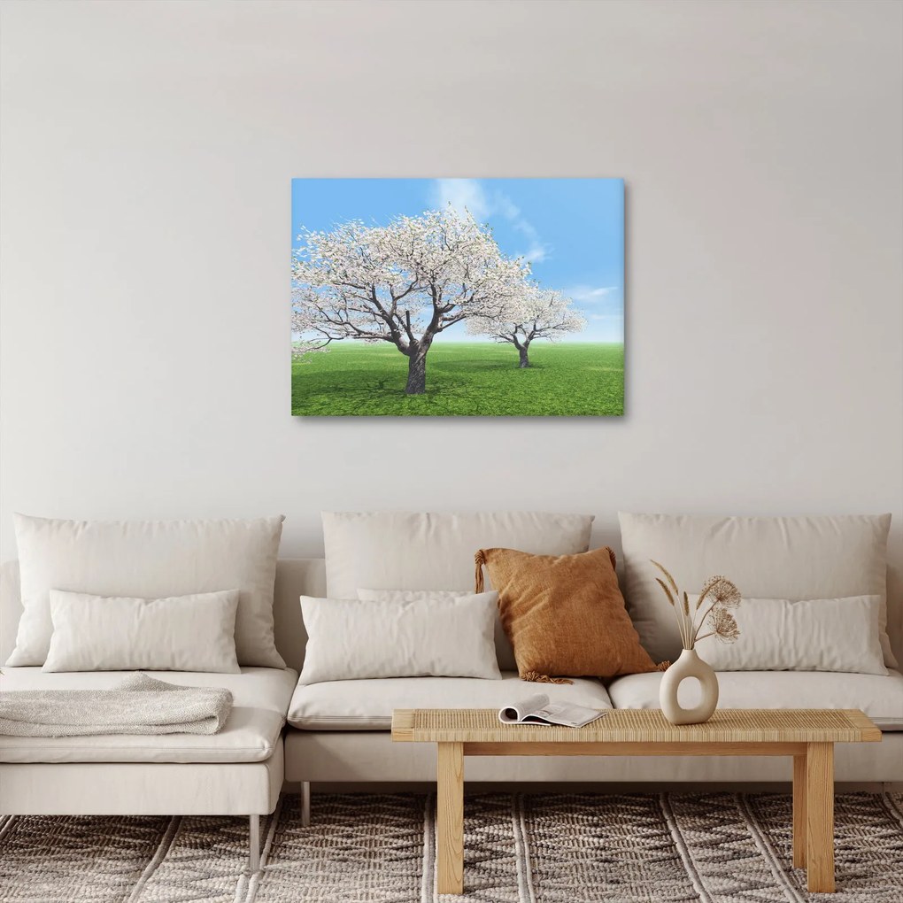 Tablou cu copaci (70x50 cm)