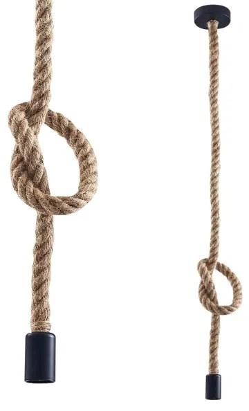 Lustră LED pe cablu ROPE 1xE27/8W/230V