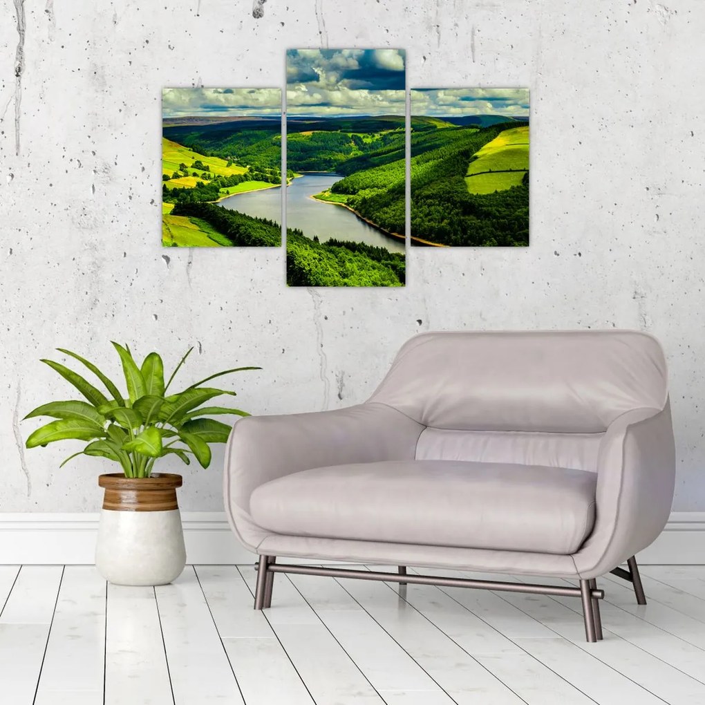 Tablou - Peisaj verde (90x60 cm)
