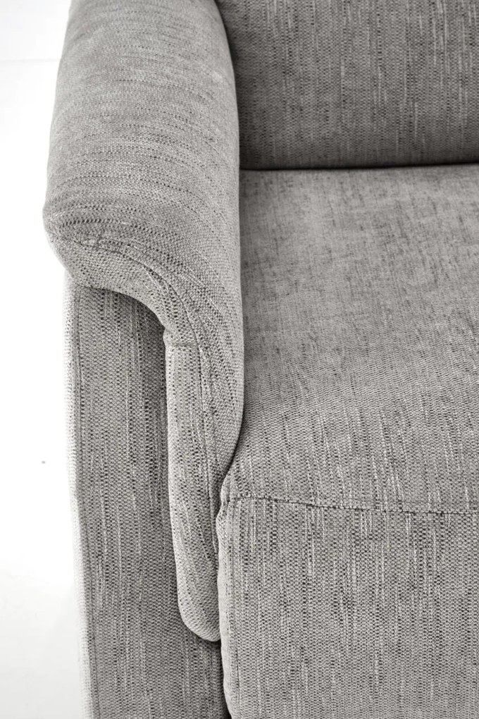 Fotoliu recliner Jamal stofa gri H105 cm