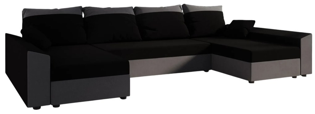Colțar în formă de U Paragon U (Negru + Gri). 1057382