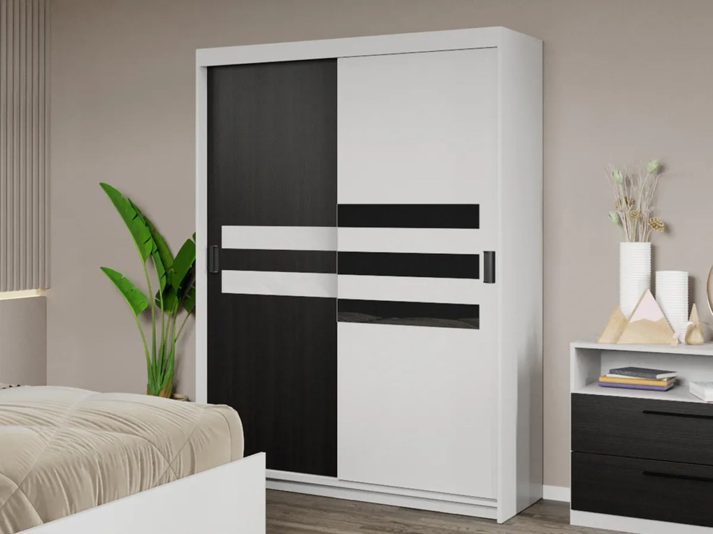 Set mobila dormitor 4 piese Ruben Alb/Ferrara C28