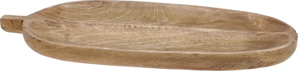 Tavă decorativă în formă de frunză Mango, 40 x 18 cm