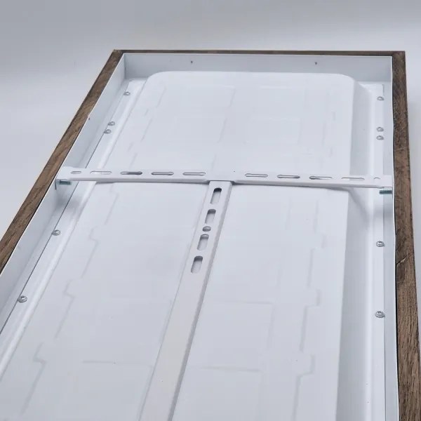 Brilagi - Aplica LED pentru baie WOODY FRAME, 50W/230V, 120x30, IP44, finisaj stejar/nuc