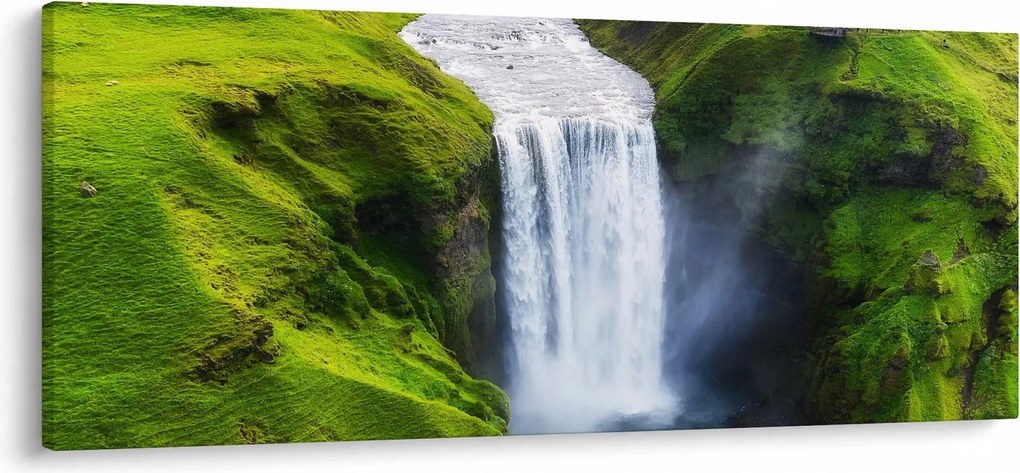 Tablou - Cascada Skogafoss (120x50 cm)