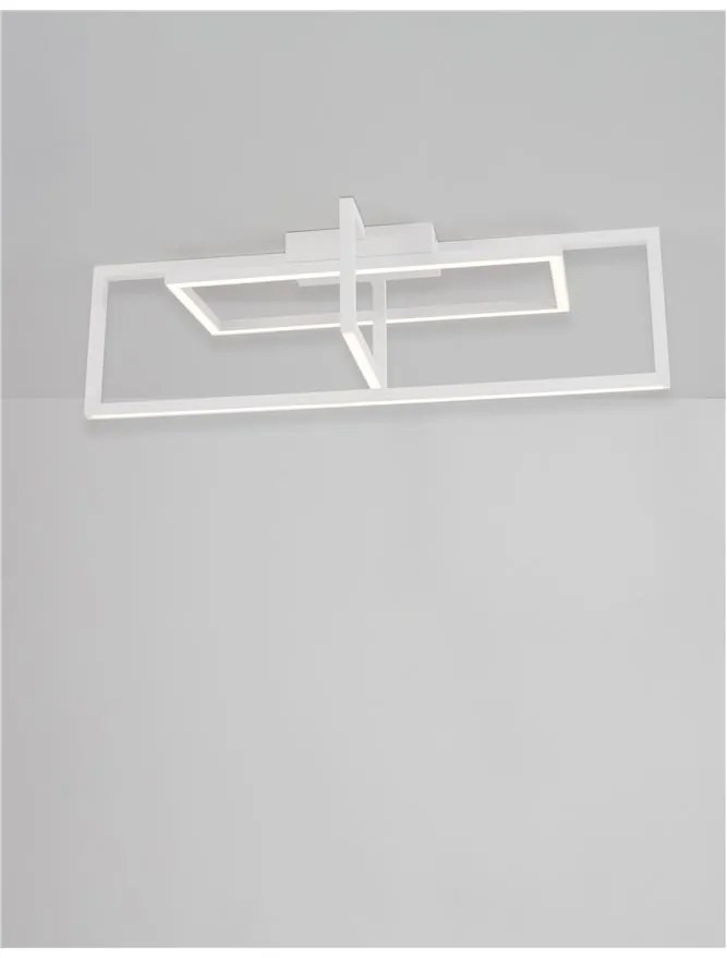 Lustra dimabila LED design geometric EDGAR alb NVL-9086020