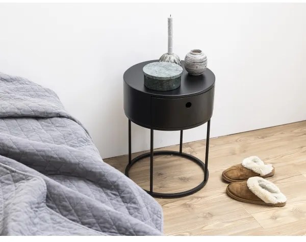 Noptieră COLUM neagră