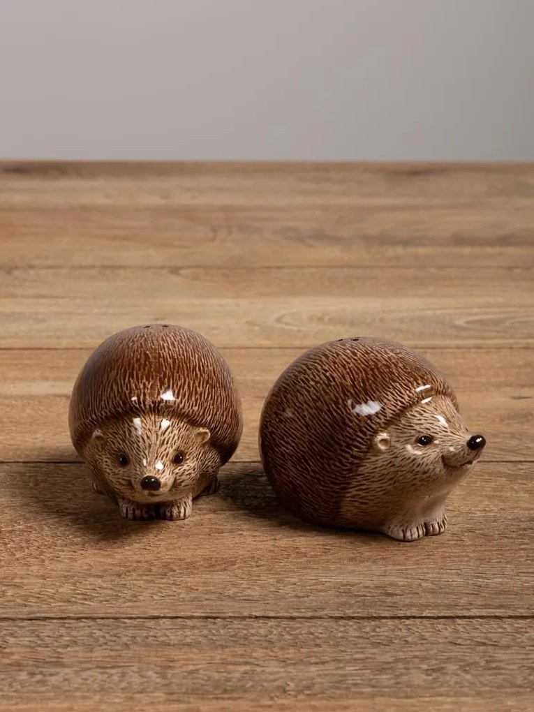 Set sare si piper, din ceramica, Hedgehog