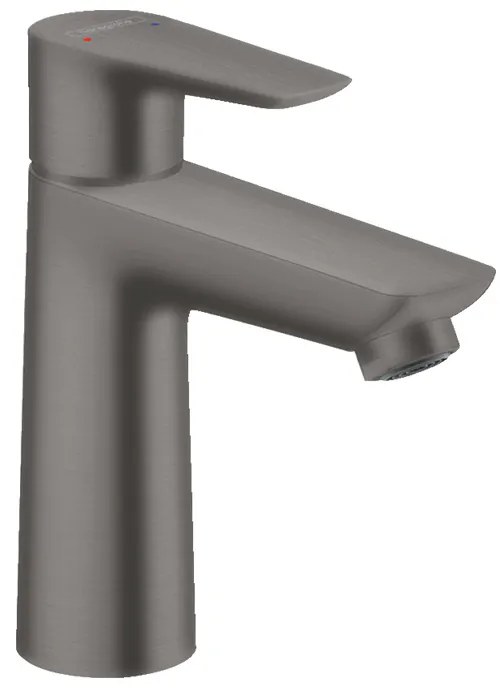 Baterie lavoar, Hansgrohe, Talis E 110, cu ventil, negru cromat periat