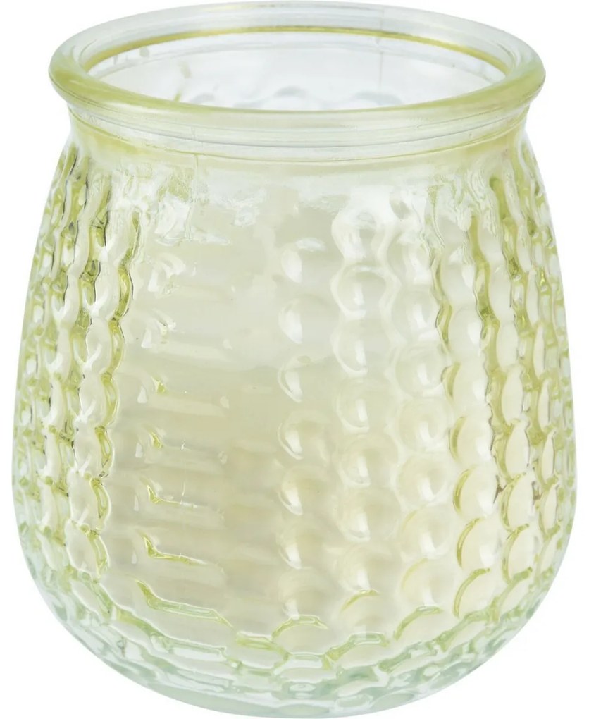 Lumânare repelentă Citronella, galbenă, 160 g, 10x 10 cm
