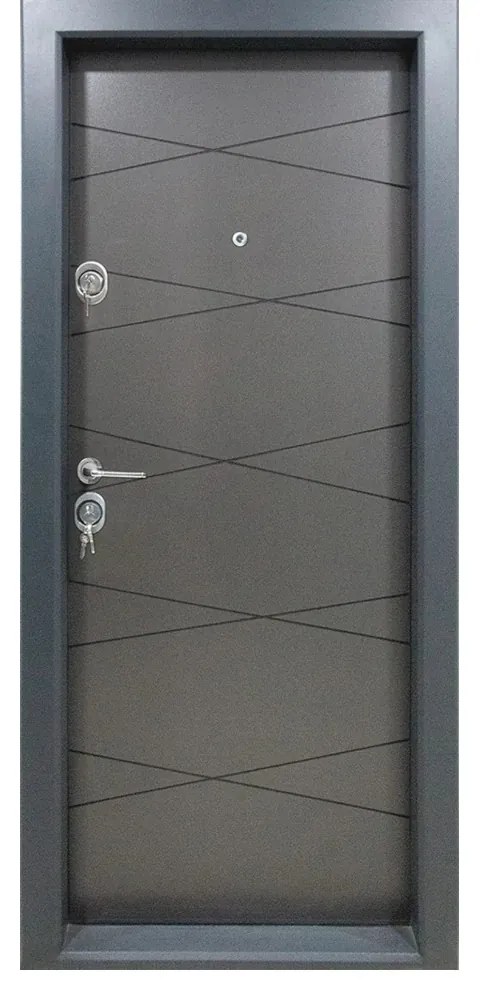 Usa metalica de apartament cu izolatie si vizor Novo Doors First Class NDS310, Deschidere Stanga Dreapta, Dimensiune 200X88 cm, Tabla 12 mm, Kit