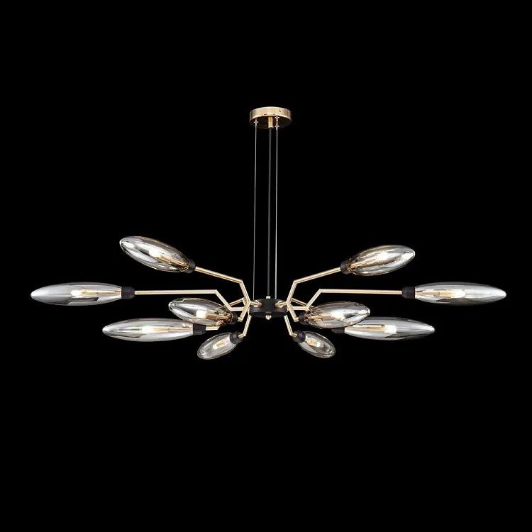 Lustra moderna design minimalist 127cm Ventura MYMOD012CL-12G